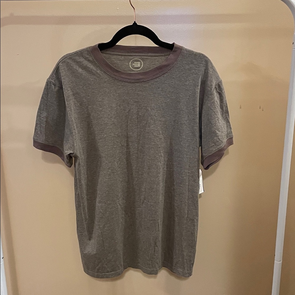 Brody Men's Greyish Brown T-Shirt
